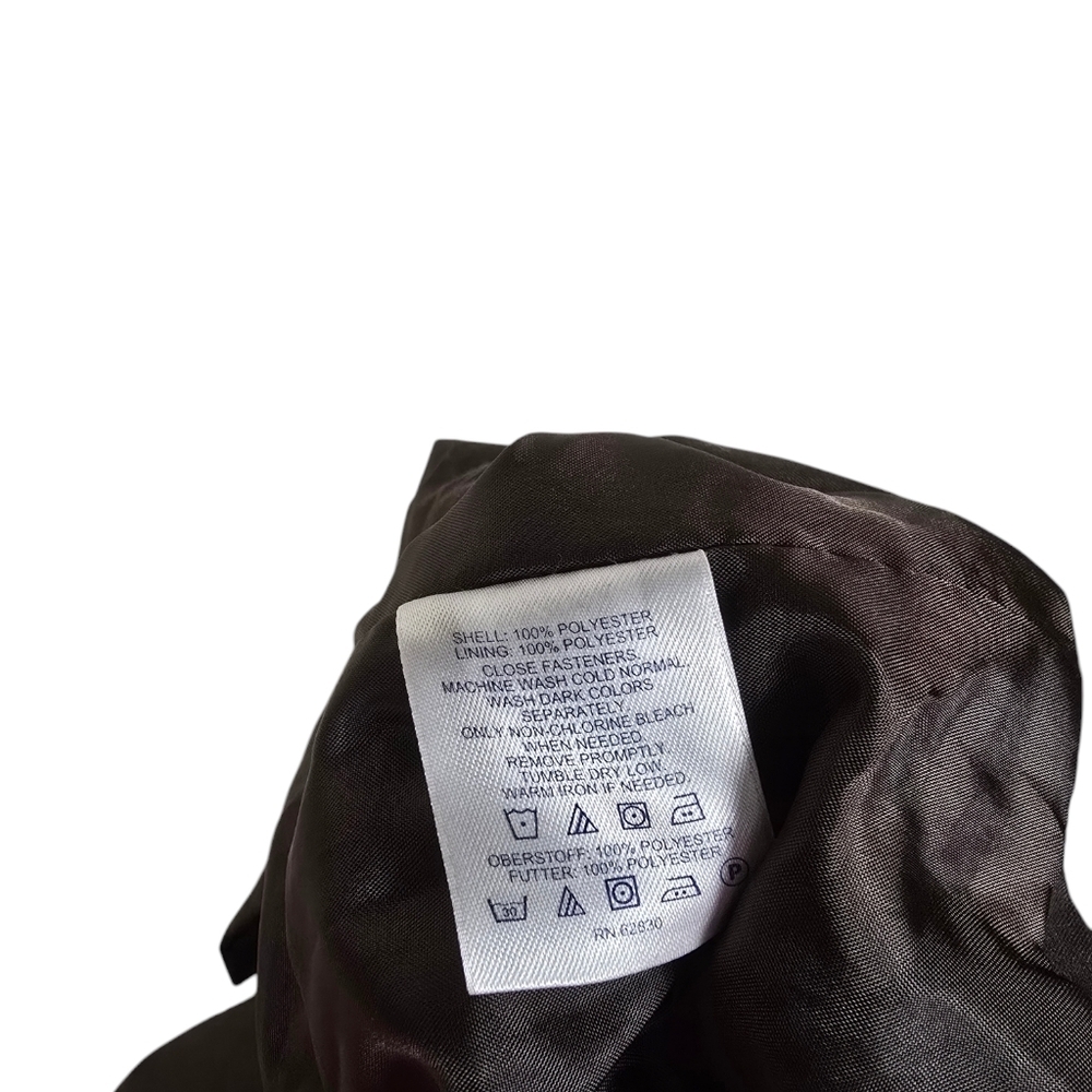 Lands' End Dark Brown Button Down Lightweight Coa… - image 7